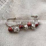 Vintage Style Small Charms Brooch Fashion Ethnic Beads Charms Brooch Pins for Sweater Accessories thumbnail-2