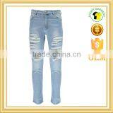 2016 Mens Slim Wash Jeans Good Quality Typical Skinny Distressed Jeans thumbnail-4
