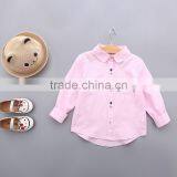 S33436W Girls Blouses Kids Clothes Turn-down Embroidery All-match Collar Blouses thumbnail-2