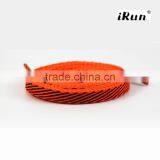 Twill Pattern Flat Shoelaces For Exercise Shoes~Custom Shoelaces With 2mm Thick 8mm Width~Double Colors Shoelaces~Accept Custom thumbnail-5