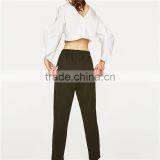 2017 OEM Wholesale 100% Cotton Comfortable Pants Women Sport Jogger Trousers thumbnail-4