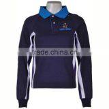 Fashion Fashion Blue School Boys Long Sleeves Polo Shirts thumbnail-3