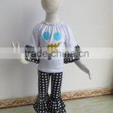 Lovely Baby Hot Selling Style Boutique Girl Clothing Baby Kids Ruffle Outfit For Girls QL-115 thumbnail-6