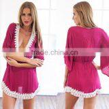 Cheaper and Sexy Chiffon & Cotton Dress thumbnail-4
