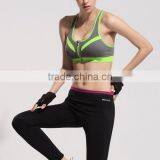 Patchwork Grey Girl Sport Seamless Hot Sexy Xxxx Sports Bra thumbnail-1
