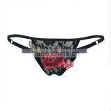 2017 New Fashion Women Roses Thong Sexy Underwear thumbnail-3
