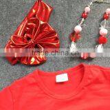 2016 Valentine's Day Heart Outfits Grils Party Clothes Toddler Baby Pant Heart Red Top Stripes Pant Girls With Accessories thumbnail-5