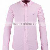 2017 Small Checks Men's Long Sleeve Button-down Collar Casual Shirt thumbnail-2