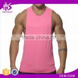 Shandao OEM factory custom logo sleeveless cotton tri blend mens gym wear