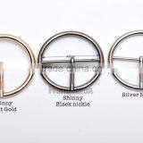 40mm 1.5inch Metal Alloy Pin Buckle Big Round Belt Bag Buckles Nickle,black,gold Colors BK-083 thumbnail-3