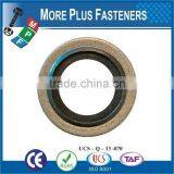 Made in Taiwan Bonded 18 8 Stainless Steel Flush Valve Base Metric Dowty Type Bonded Sealing Washer Steel thumbnail-4