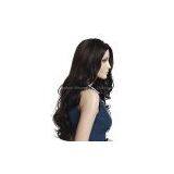 Capless High Quality Synthetic Long Wavy Auburn Wigs Wedding Dress Accessories thumbnail-2