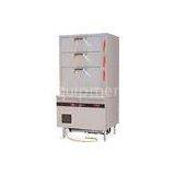 Stainless 50KG Hotel LPG Gas Food Steamer 3GL-9082 With 3 Drawer For Seafood