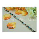 Colorful Bling Bling Metal Beaded Rhinestone Trim For Ladies Shoes Decoration