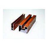 Custom Wood Grain Aluminium Door And Window Profiles Supporting Powder Coating / Polishing thumbnail-1