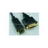 Displayport Male W/Latch To DVI(24+1) Female 28AWG L=0.15M