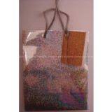 small hologram gift bag-silver