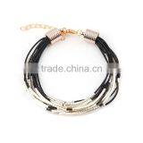 2015 Fashion Metal Bracelet With Wax Line 4