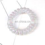 Customize Shiny Telephone Wire Hair Elastic Bands Bracelets thumbnail-3