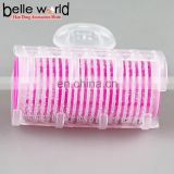 Thin and wispy fringes magic roller spiral curls hair DIY tools curling