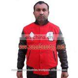 Black & Brown Varsity Jackets, Custom Logo Baseball Jackets, Camel Letterman Jackets, Wool Leather Bomber Jackets thumbnail-2