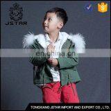 Winter Childrens Baby Alpaca Fur Coats With Big Fur Hood Coat thumbnail-1
