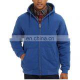 wholesale thick quilted warm winter hoodies man