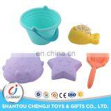 Funny Summer Sand Toys Plastic Kids Mini Beach Bucket