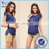 Trade Assurance Yihao Fashion Leisure T-shirts Wholesale 2015 Women Short t Shirt thumbnail-1