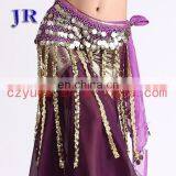 Turkish Style Shiny Beaded Belly Dance Hip Belt With Long Tassel Y-2027# thumbnail-1