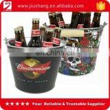 Wholesale Metal Tinplate Beer Ice Bucket With Handle thumbnail-1