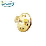 Brass Stick Pin Clutch for Badge Back BU101 in Gold Color thumbnail-1