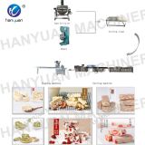 factory nougat candy production processing line