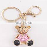 Brand Design Crystal Rhinestone Bear Shape Key Chain