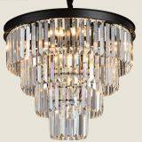 Lighting K9 Crystal LED Ceiling Light used for home, hotel, villa