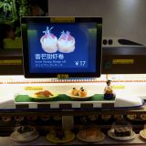 Stainless Steel Chinese Style Buffet Restaurant Sushi Train Conveyor Belt