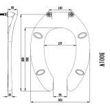 Commercial PP Toilet Seats thumbnail-3