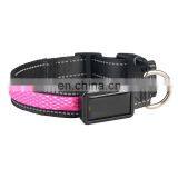 Light up Nylon Led Dog Collar Usb Dog Collar Led Rechargeable thumbnail-3