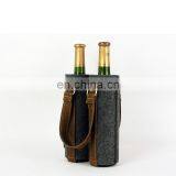 Single Felt Wine Bottle Carrier Tote Gift Bag thumbnail-6