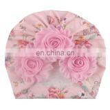 Babys Kids Bows Print Hat thumbnail-4