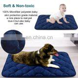 Dog Bed Mat Washable - Soft Velvet Crate Pad - Anti-slip Mattress for Small Medium Large Pets Products thumbnail-3