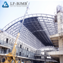 Prefabrigated Steel Design Steel Space Frame Auditorium Hall Roof Church Hall Building thumbnail-5