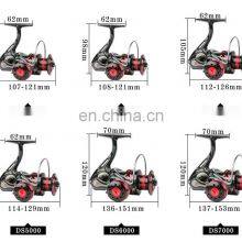 New Design DS 2000-7000 All-Metal Knob One-Way No Gap Rock Fishing Sea Fishing Spinning Reel thumbnail-4