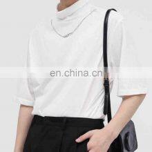 Custom Plain Boy's T-shirt Solid Color Man Casual O-neckT Shirt for Summer 2022 thumbnail-2