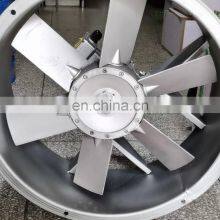 Aluminum Impeller Blades Hanging Installation Type Wood Drying Kiln Axial Fan AC
