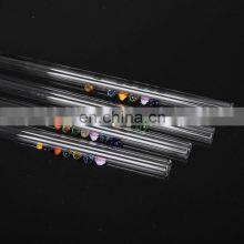 Eco Friendly Washable Straight Drinking Sustainable Decorative Glass Crystal Reusable Straw thumbnail-3