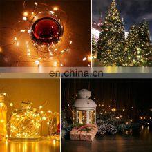 10M 100 Leds Battery Waterproof IP44 Led Christmas Tree Decoration Outdoor Christmas String Light Led Fairy String Light thumbnail-4