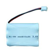 NiMHAAA800mAh 3.6V Rechargeable Battery Pack for Communicator thumbnail-1
