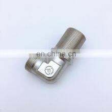 Parker Steel Zinc Plated Hydraulic Elbow Threaded Adapter, 4EMK4S, G 1/4 Male G 1/4 Male thumbnail-4