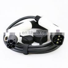 AC 16A 220V IEC 62196 Dual Male Type 2 to GB/T Charging Cable for EV Charger